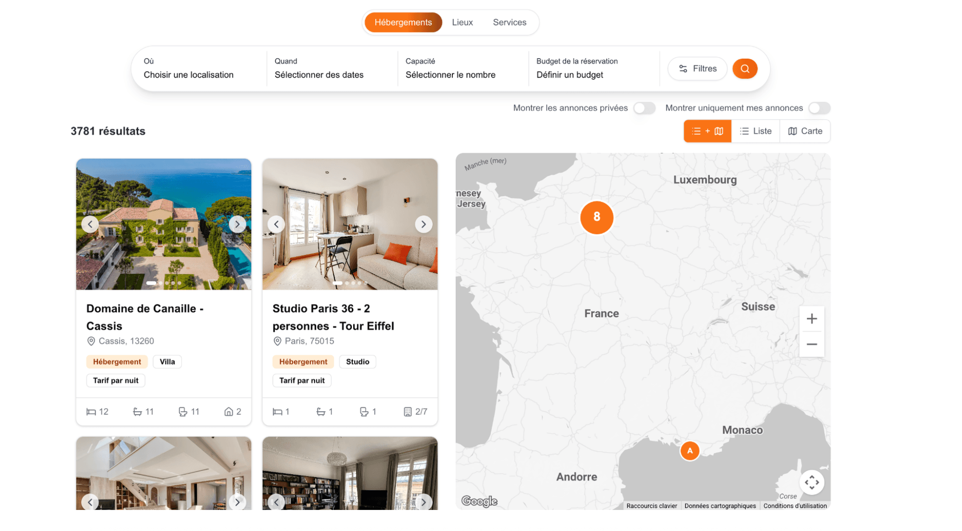 Dénichez des hébergements partout dans le monde