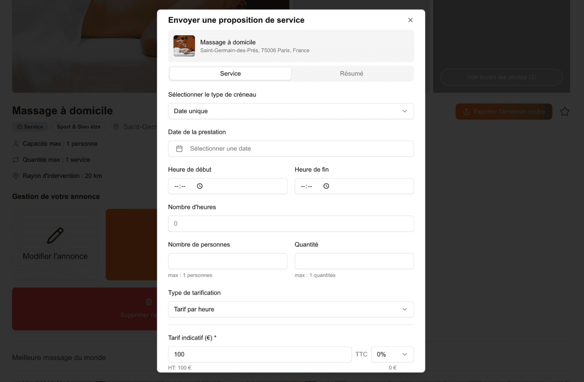 Créez vos devis et recevez également ceux de vos partenaires